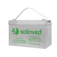 SOLİNVED 12V 100AH JEL AKÜ