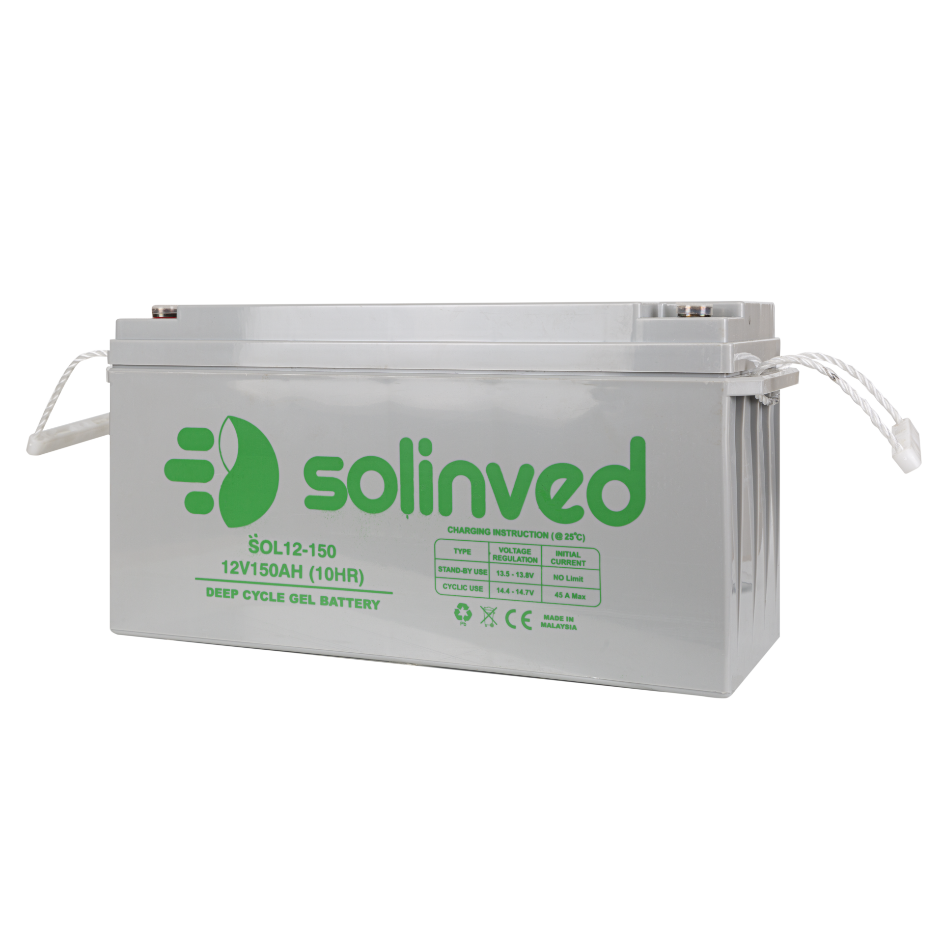 SOLİNVED 12V 150AH JEL AKÜ