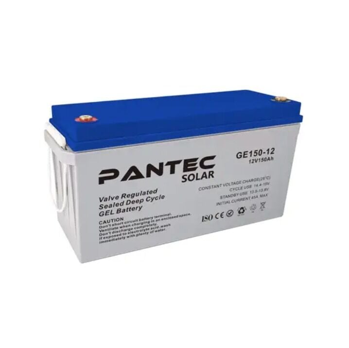 Pantec Solar 12V 150Ah Derin Döngü Jel Akü