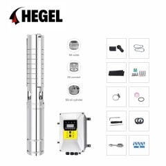 HEGEL DC Solar Dalgıç Pompa 110 Volt 13,5 Amper 200Hm  - HEGEL