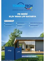 Tommatech 51.2V 100AH Pb Serisi Lfp Lityum Batarya