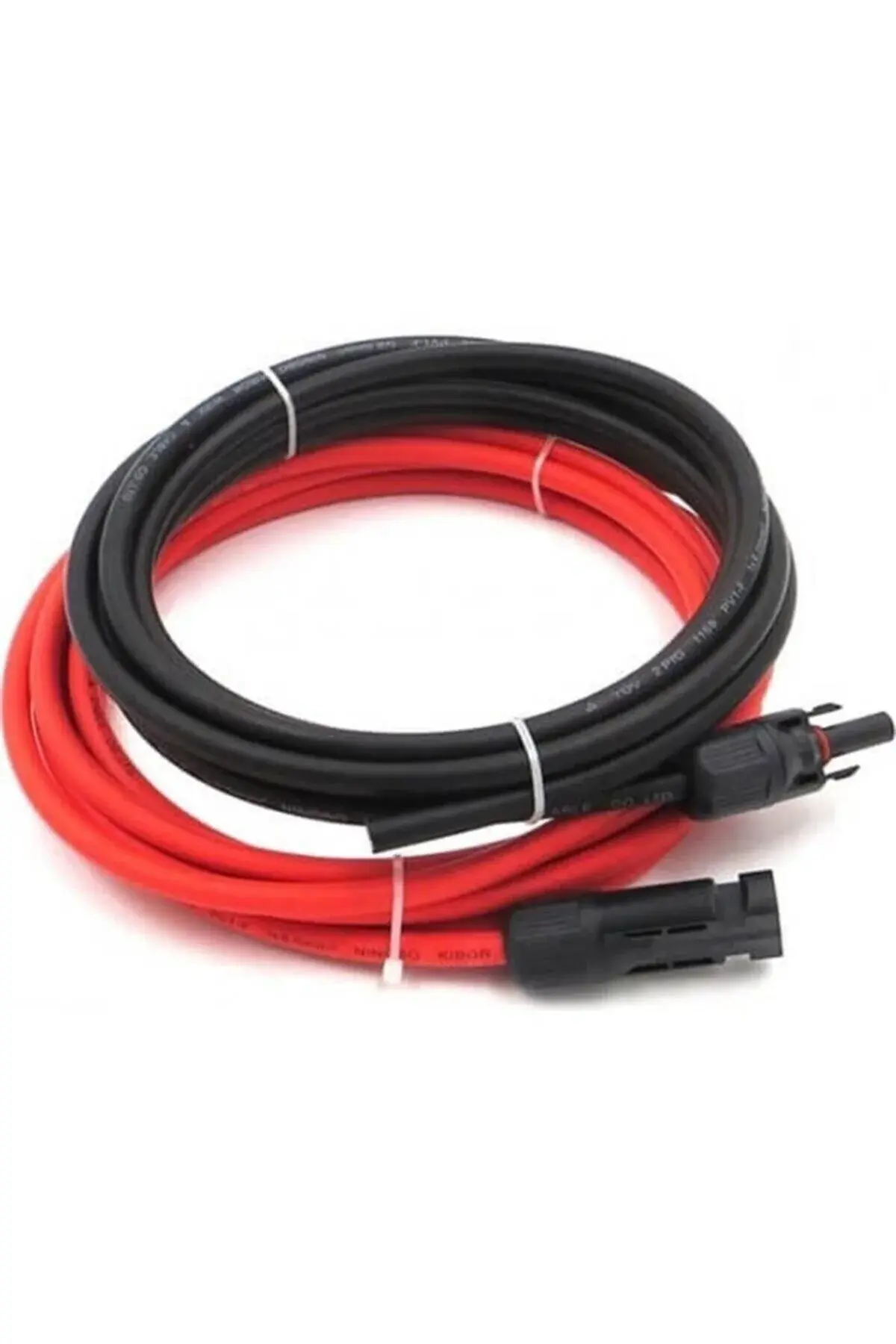 Solar Kanlo Mc4 Konnektörlü 6mm Solar Kablo - 10mt (SİYAH) Ve 10mt (KIRMIZI) htcx 1005813 SK1010, one size
